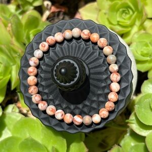 Red Network Jasper 6mm Bracelet 🦩